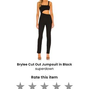 SUperdown cut out jumpsuit
